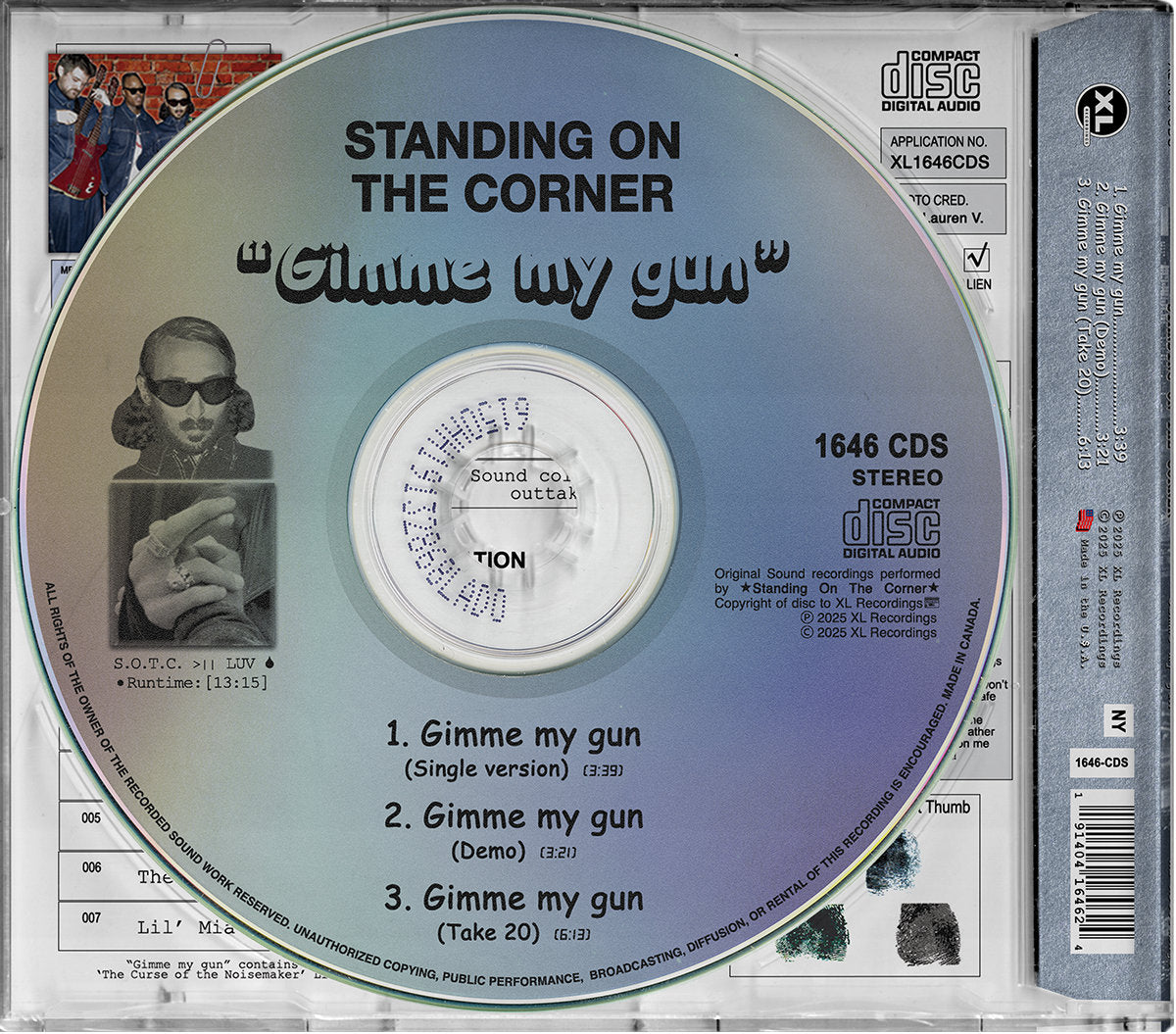 "GIMME MY GUN" (CD Single)